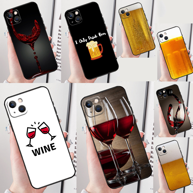 Wine Plus Beer - Coque de téléphone boisson bière vin