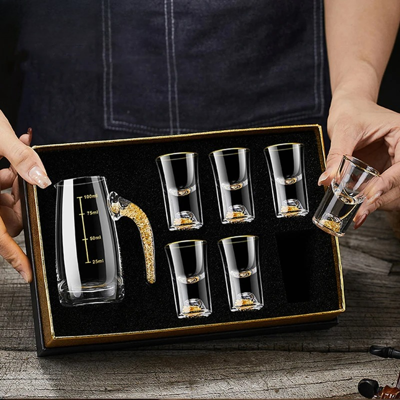 Wine Vodka Beer - Ensemble de 2/7 verres à liqueur