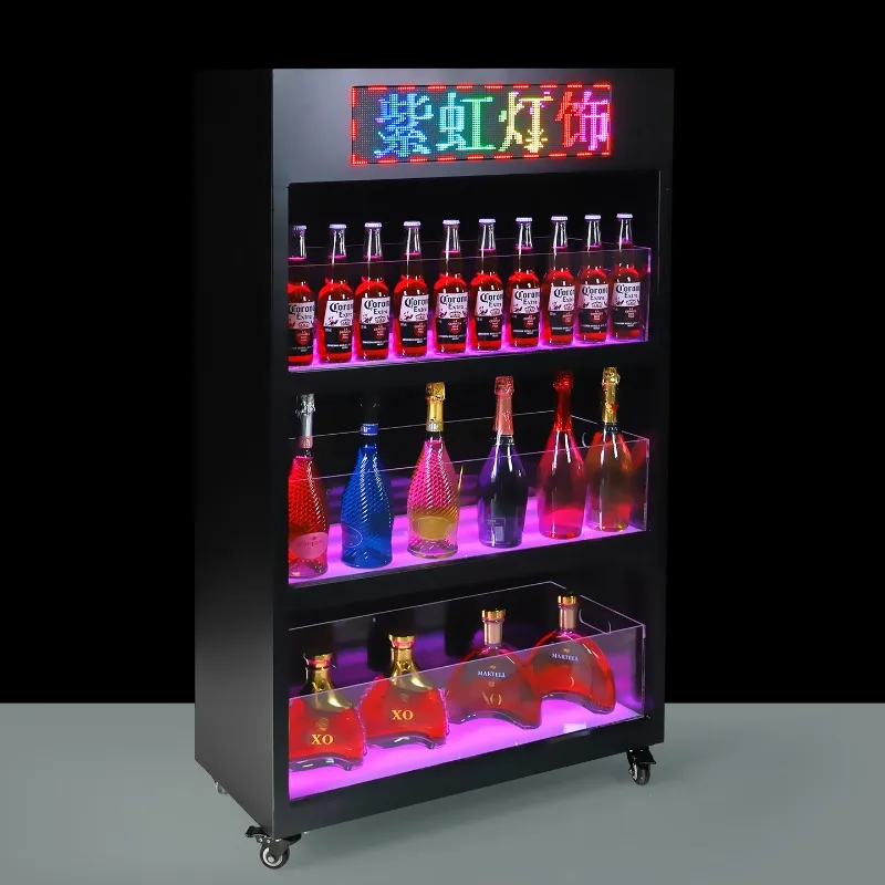 Wine Beer Type - Vitrine à vin lumineuse à écran