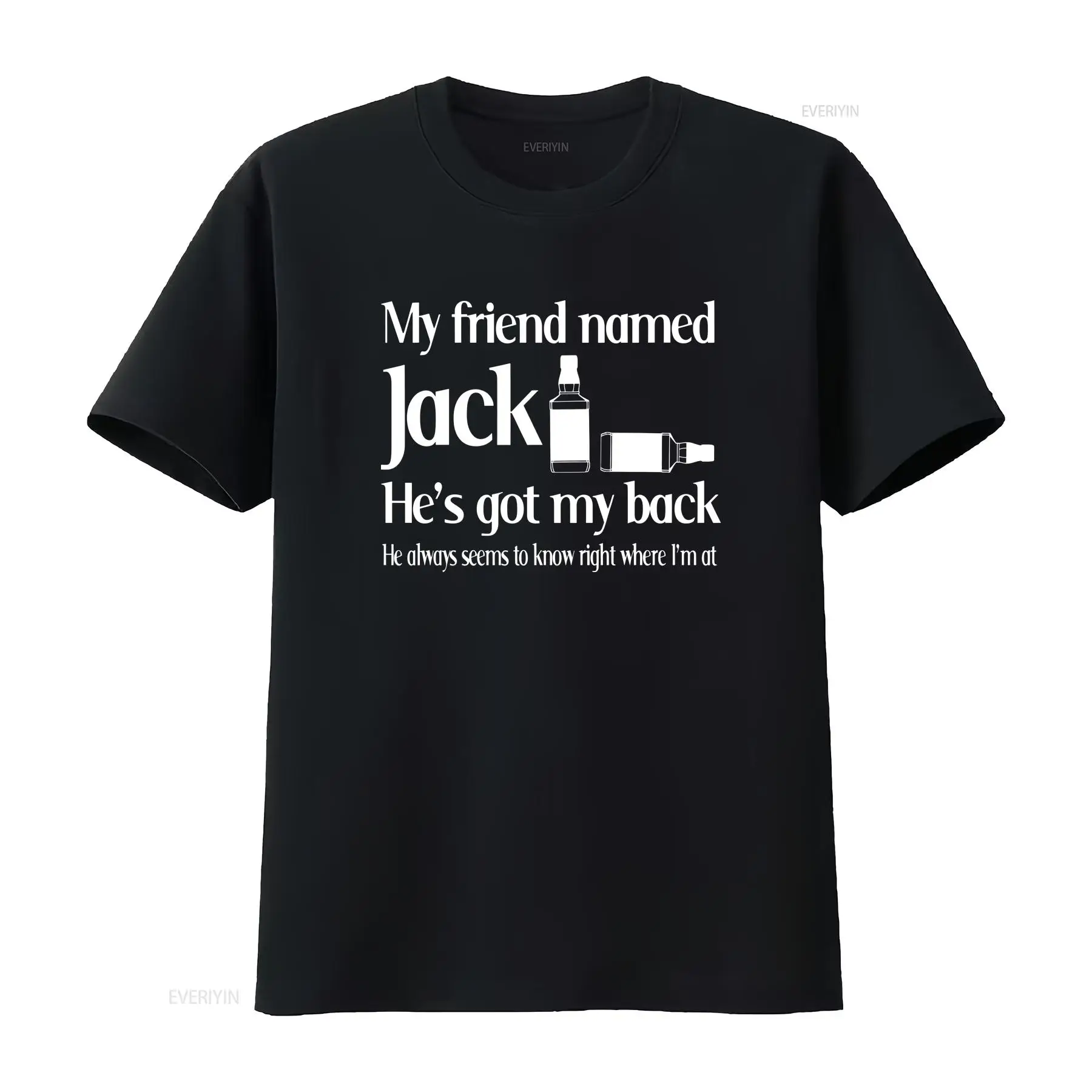 Wine With Beer Name - T-shirt avec paroles de chansons pour