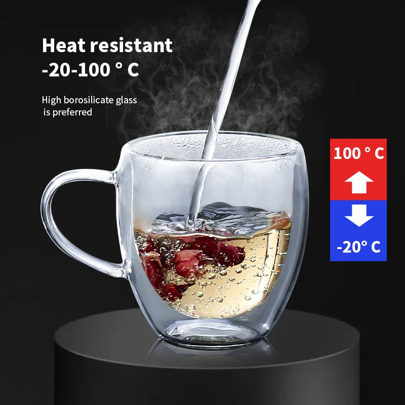 Tasse à café en verre transpar - Wine Vodka Beer avis et prix