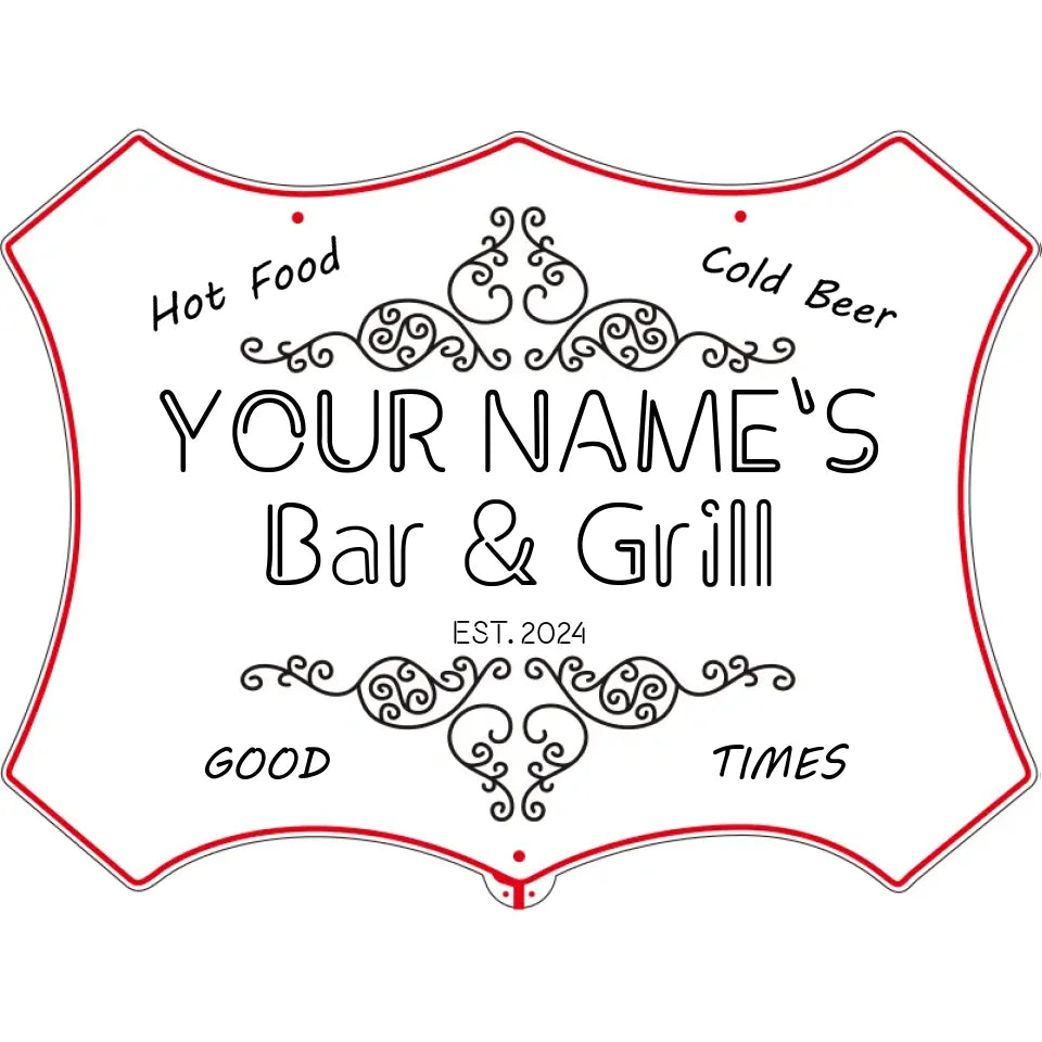 Panneau LED Glam dynamique RGB - Wine With Beer Name avis et prix