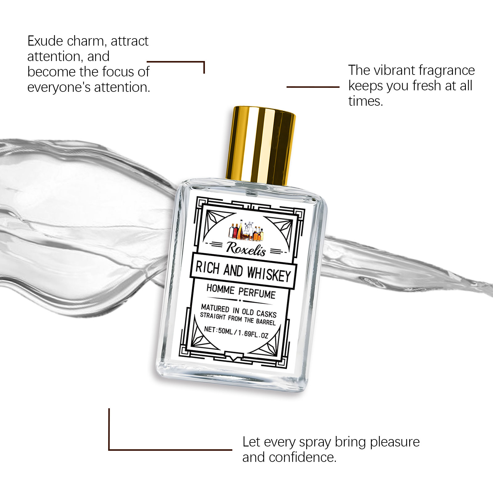 Roxelis 50ml Charm Whisky Parf - Wine&Beer Help avis et prix