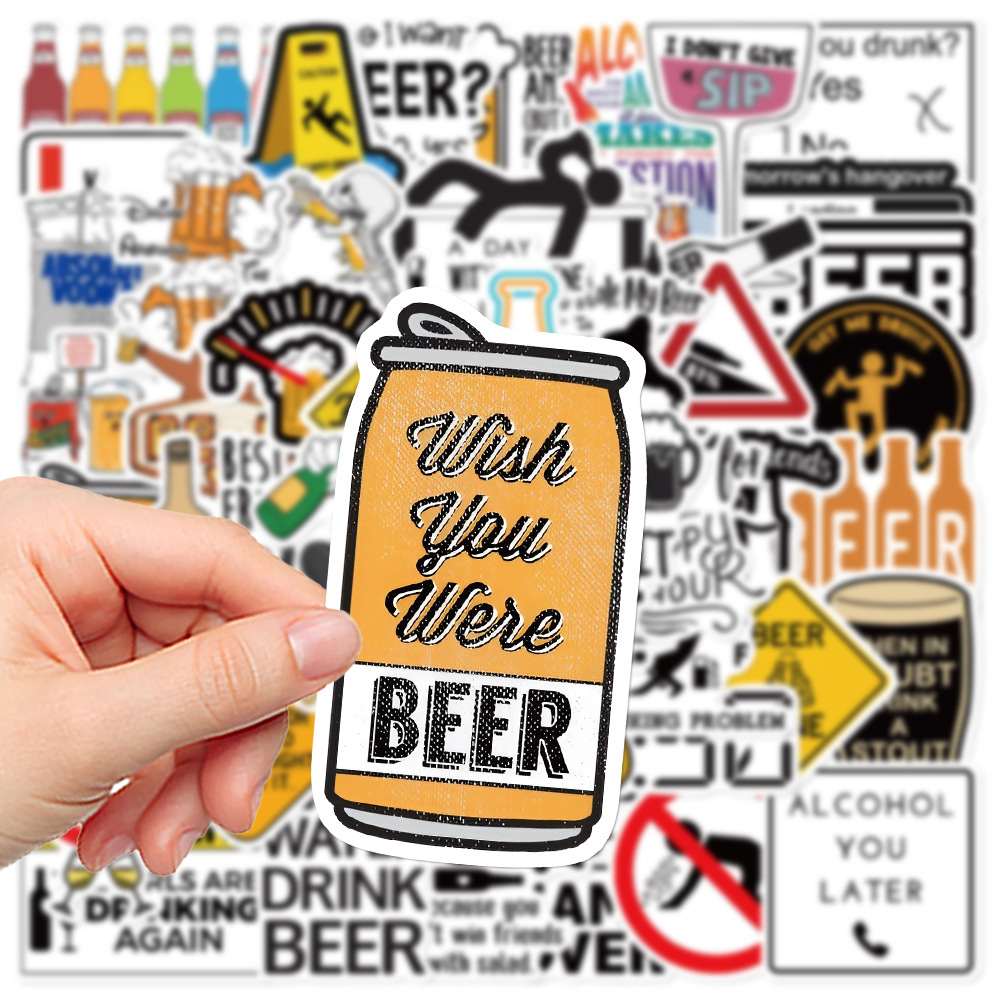 Autocollants Humoristiques pou - Wine Vodka Beer avis et prix
